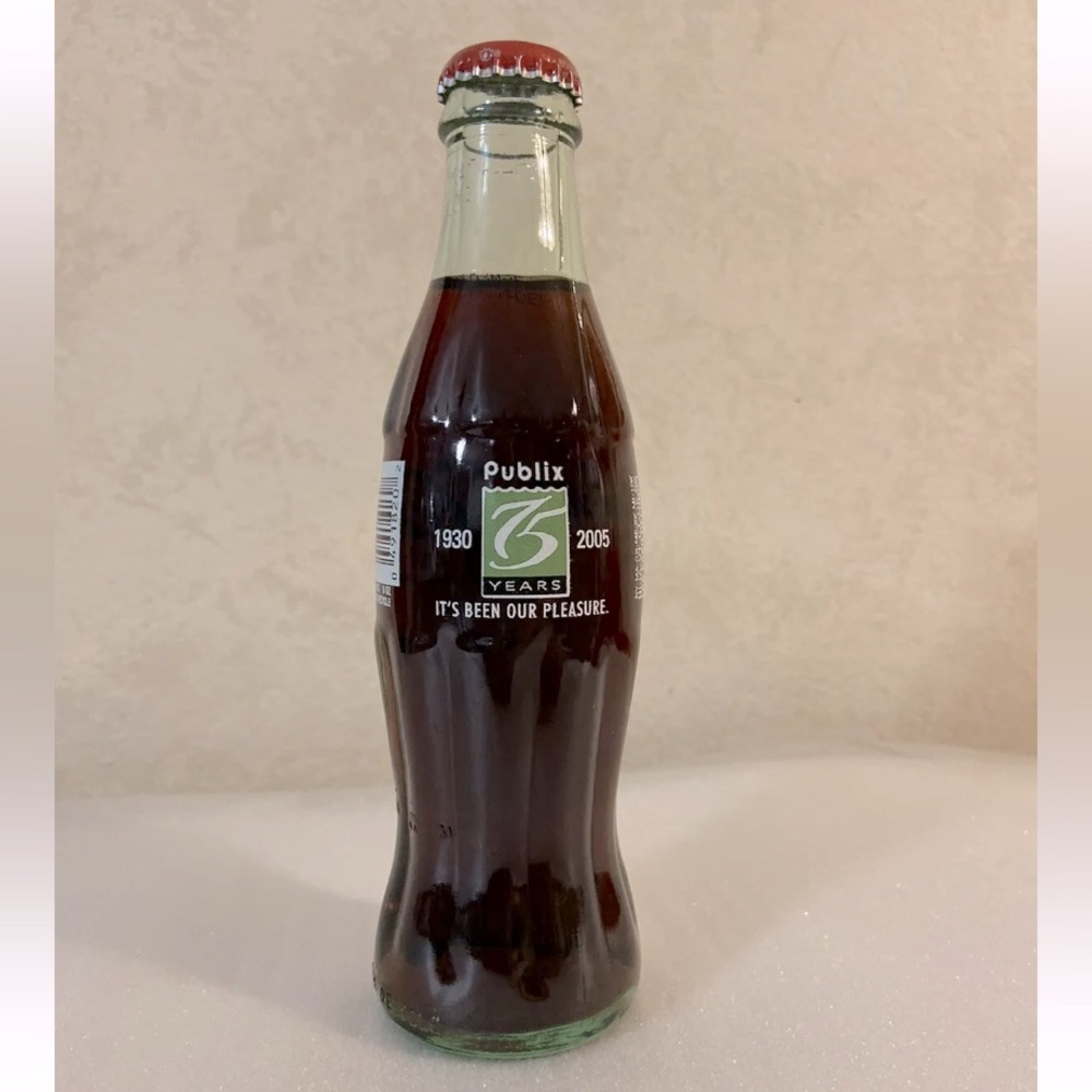 Publix 75 years 1930-2005 Limited Edition Coca-Cola Classic 8oz Sealed bottle